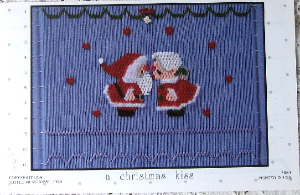 Little Memories Smocking Plate A Christmas Kiss 089 OOP